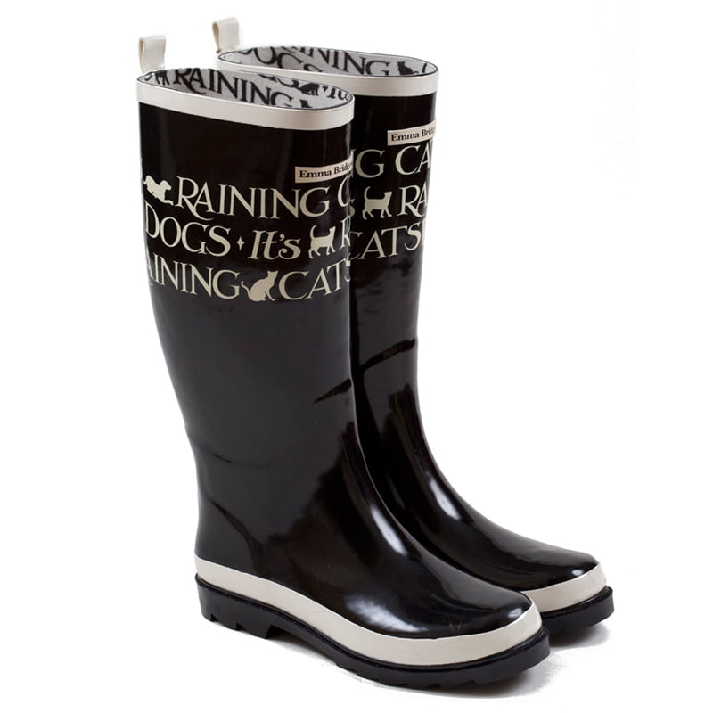 Emma Bridgewater Wellington Boots, 'Cats & Dogs' Umbrella Heaven