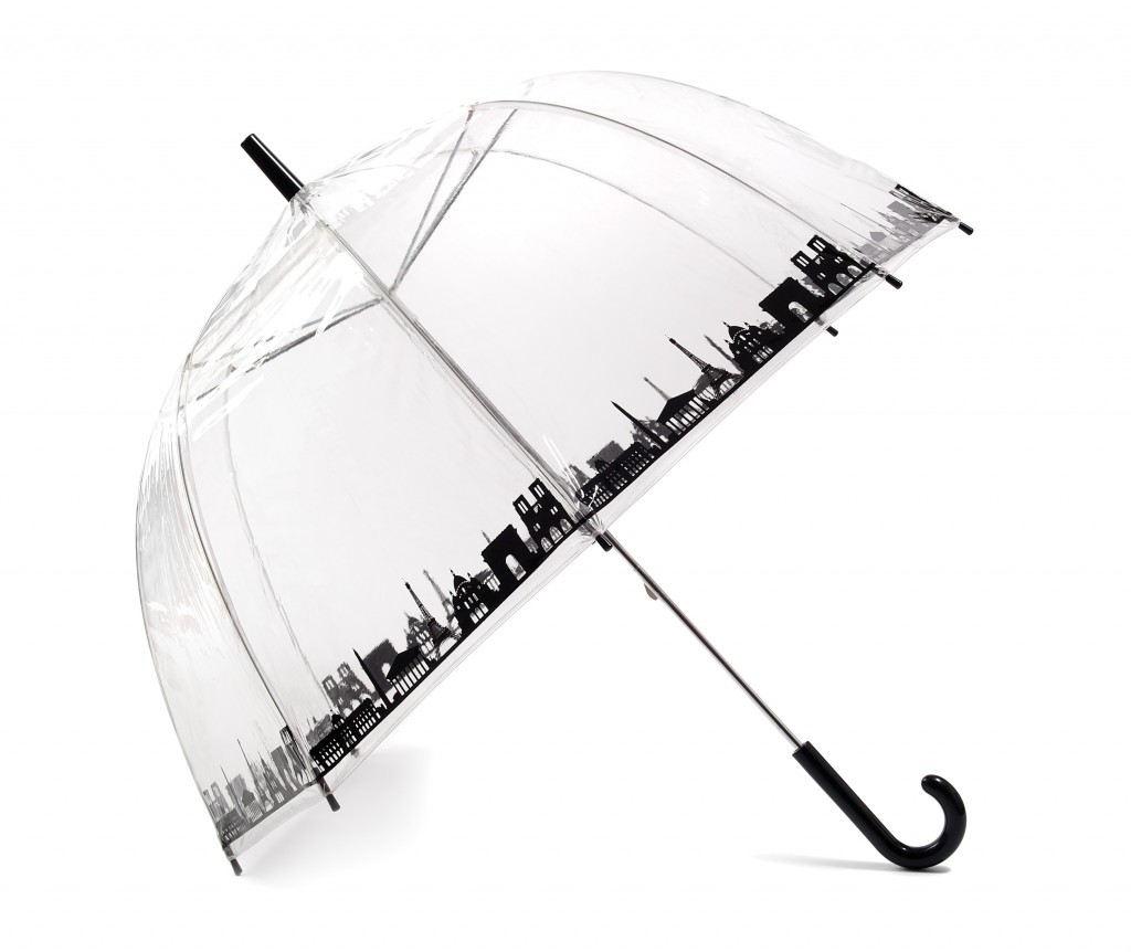 The Clear Paris Skyline Umbrella
