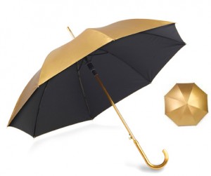 Gold Metallic Umbrella