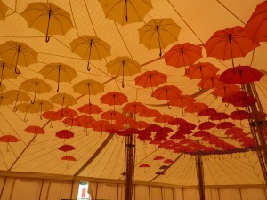 VIP Tent at Cornbury Festival