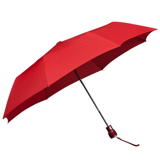 Red Folding Umbrella / Automatic Compact Umbrella - Umbrella Heaven