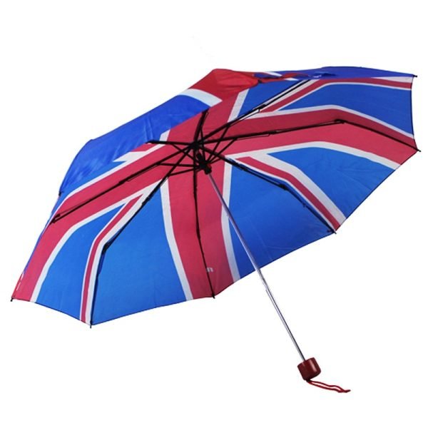 Union Jack Compact Umbrella Underside