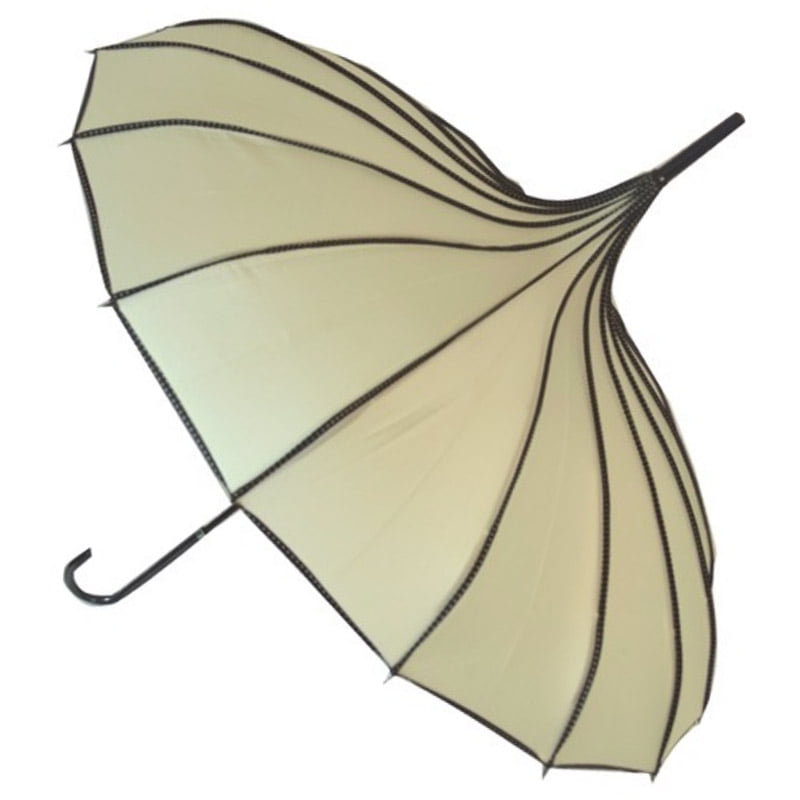 Beige Pagoda Umbrella