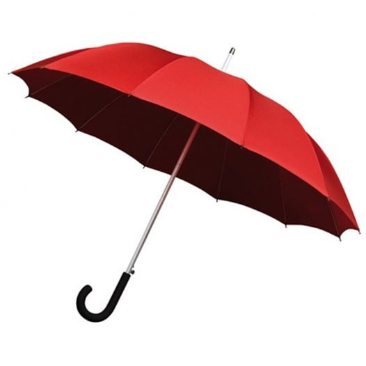 Walking Style Red Automatic Umbrella