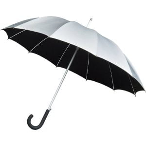 Silver UV proof umbrella - Cambridge Walker Umbrella