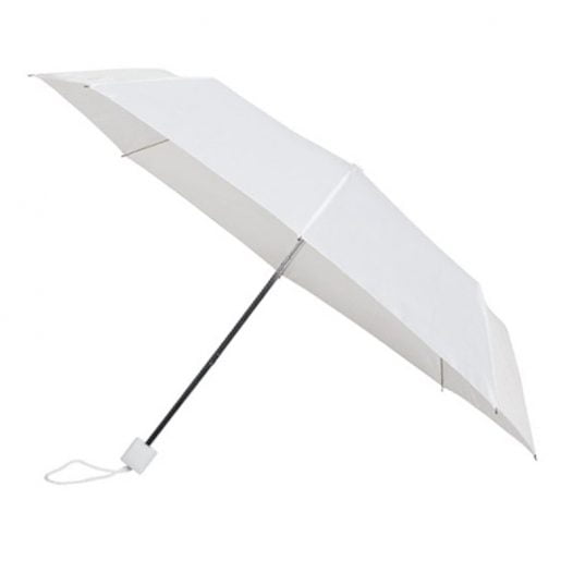 White Travel Umbrella / Automatic Compact Umbrella. White