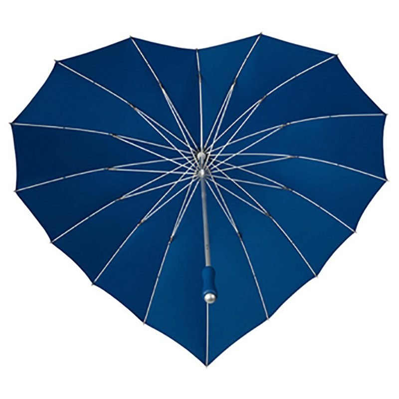 blue heart umbrella