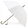 frilled wedding parasol / white frilled umbrella