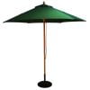 wood pulley parasol green cutout