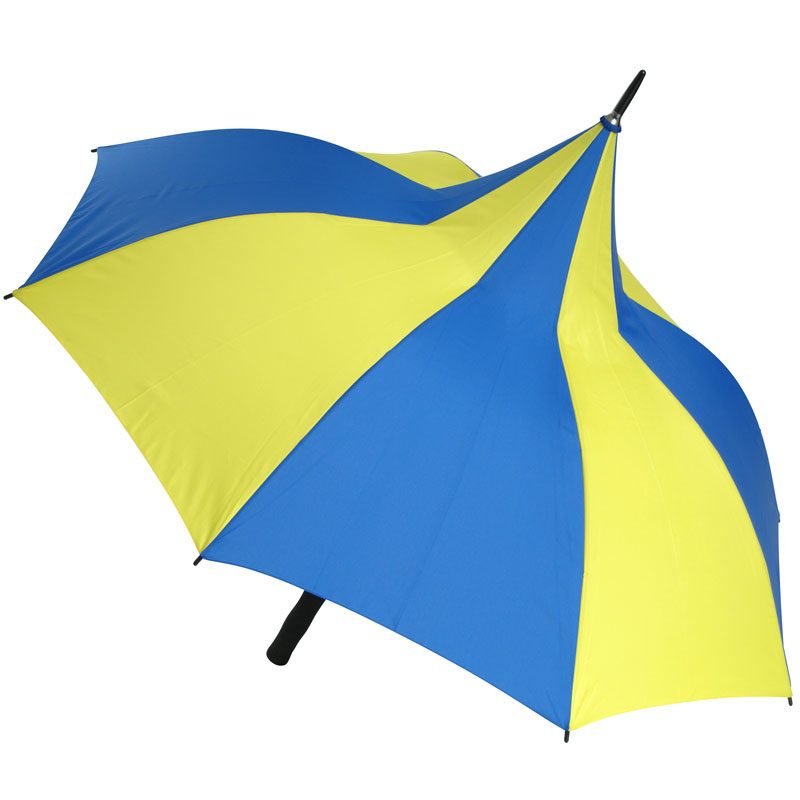 Blue And Yellow Umbrella Happy Days Custom Print Available