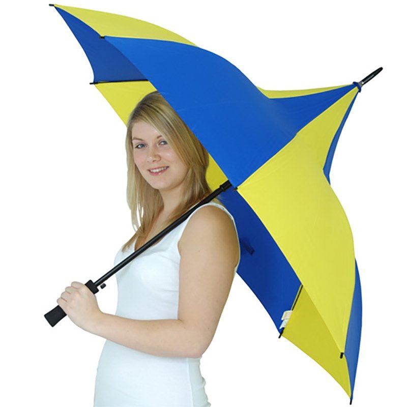 Happy Days Blue and Yellow Umbrella 1