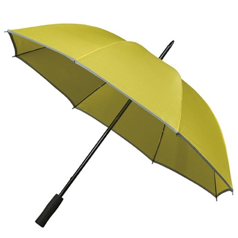 Bright Yellow Hi-Viz Reflective Umbrella