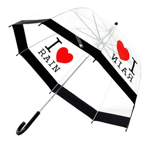 I Love Rain Umbrella / PVC Dome
