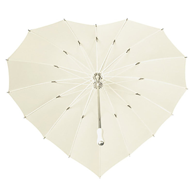 ivory heart umbrella