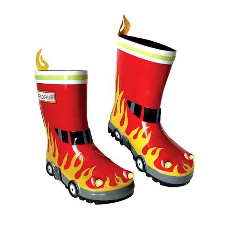 Fireman Wellington Boots by Kidorable Umbrella Heaven