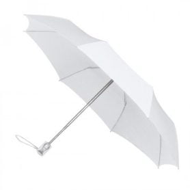Automatic Open and Close White Travel Umbrella