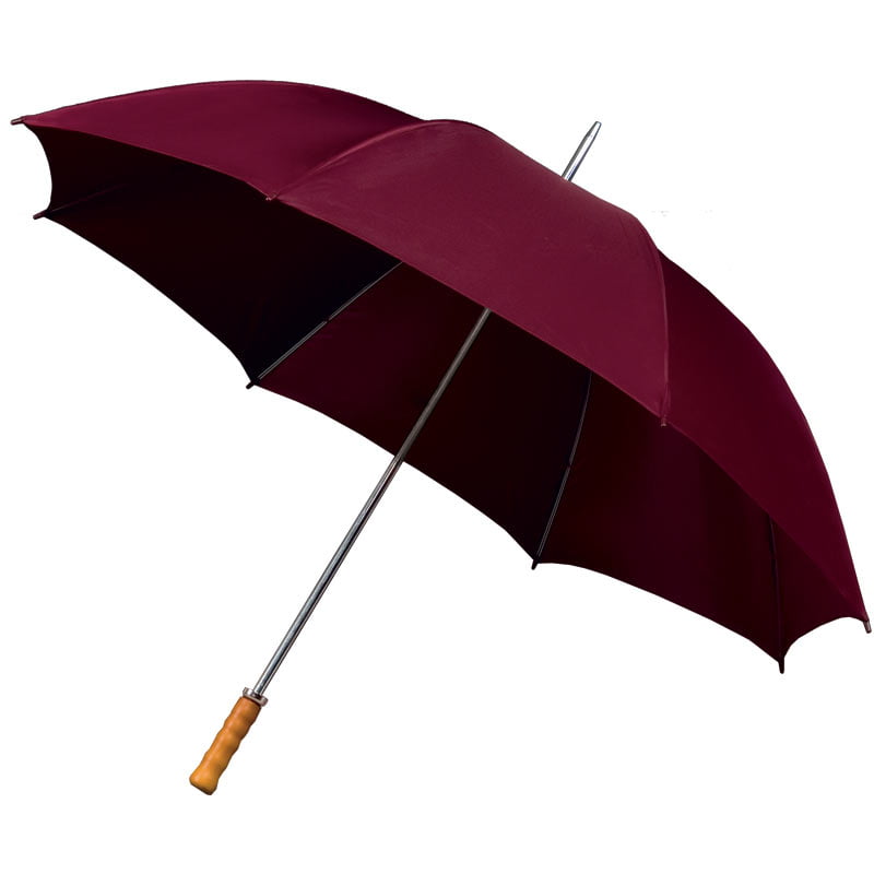 Budget Maroon Umbrella / Budget Golf Umbrella Umbrella Heaven