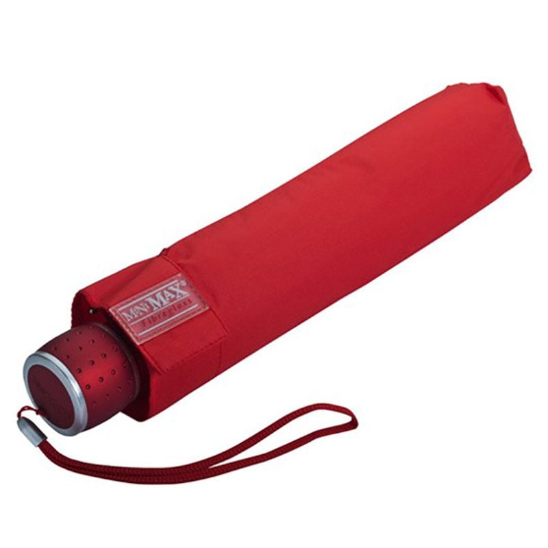 Red Folding Umbrella / Automatic Compact Umbrella - Red