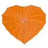 orange heart umbrella