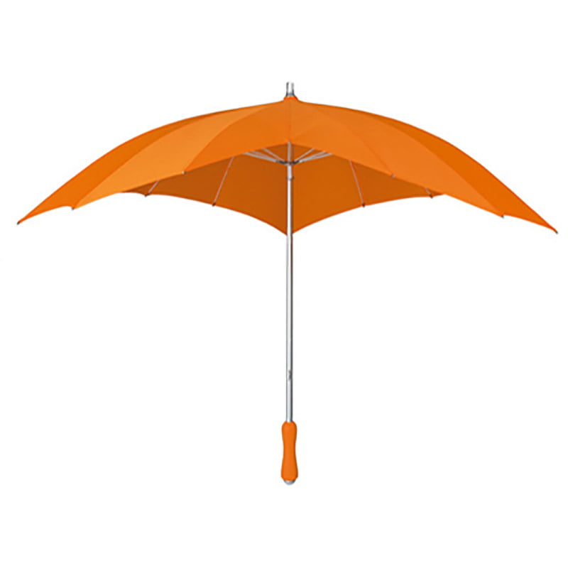 orange heart umbrella
