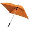 An Orange Square Umbrella. A square-shaped golf size umbrella for people who love orange!