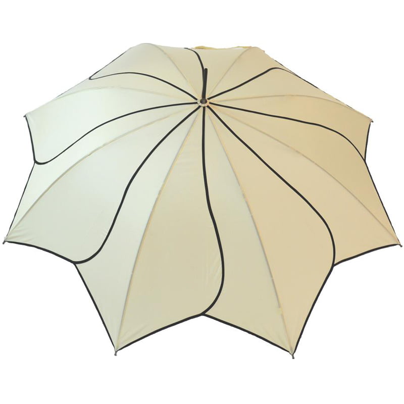 Petal Swirl Beige Umbrella 2