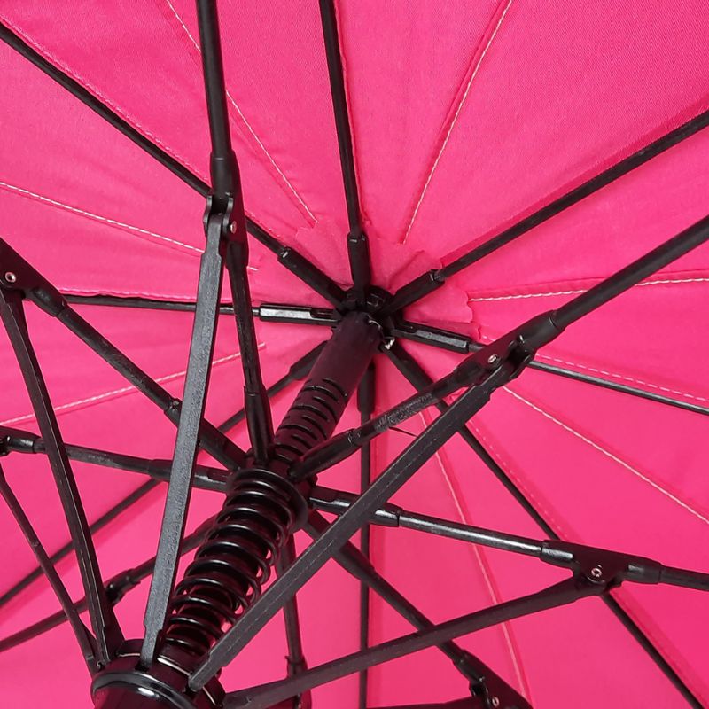 Pink petal umbrellas frame