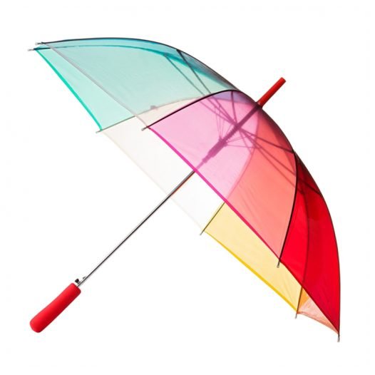 Clear Rainbow Umbrella