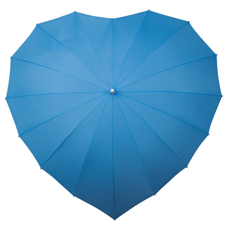 Love Heart Umbrella - Sky Blue