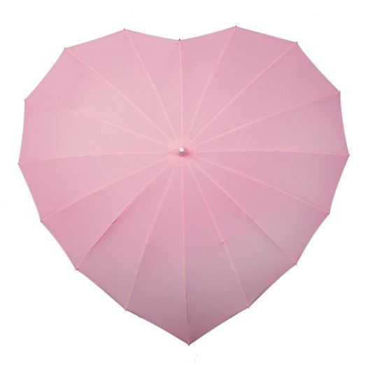 heart shaped umbrellas
