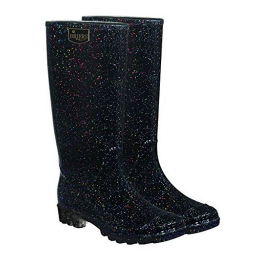 Glitter Wellies / Ladies Glitter Stardust Wellington Boots