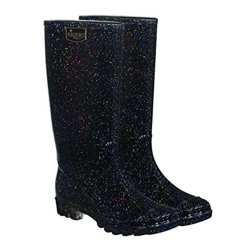 Ladies Glitter Stardust Wellington Boots