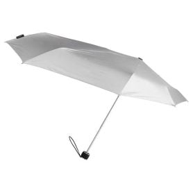 CEZOM Pink Mini Travel Sun Rain Umbrella for Women Light Compact Parasol with 95% UV Protection MUB143-PK 