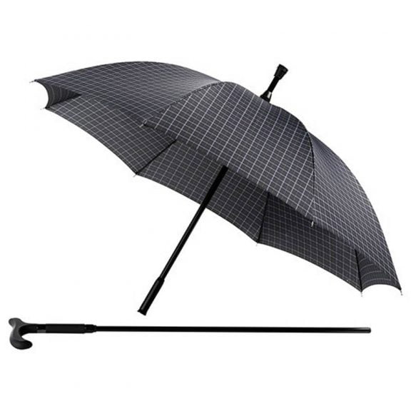 Checked Walking Stick Umbrella - Umbrellas from Umbrella Heaven