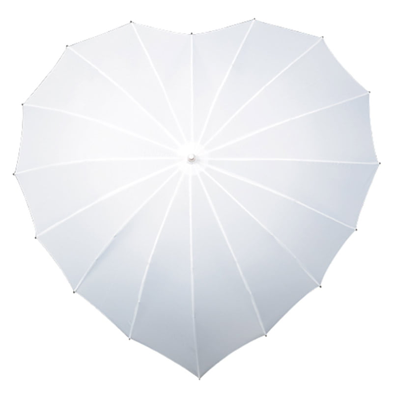 White Heart Umbrella
