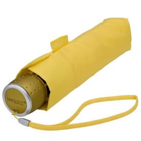 yellow folding umbrella