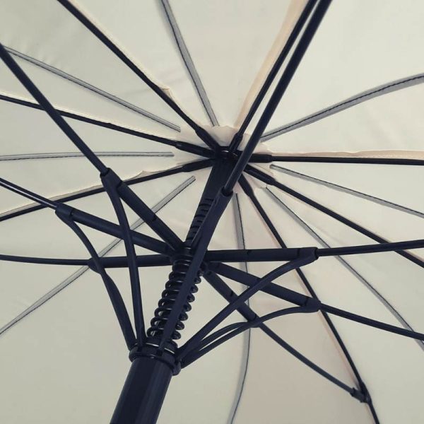 Beige Petal Shaped Umbrella Frame
