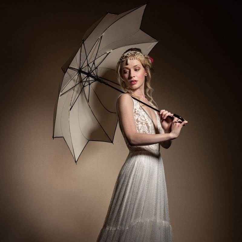 Petal Swirl Umbrella for Weddings