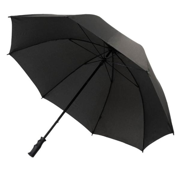 Budget Umbrella Black Side Angle