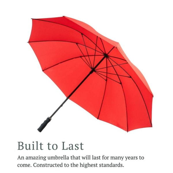 Stormstar Windproof Red Golf Umbrella Infographic About The Quality