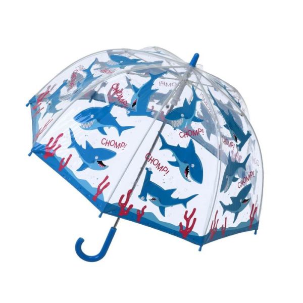 Dome Umbrella Shark Design