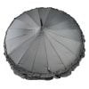 Grey Frill Umbrella Canopy