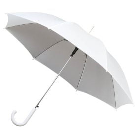 White Walking Umbrella Opened
