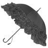 LuLu Frilly Grey Ruffle Umbrella / Parasol
