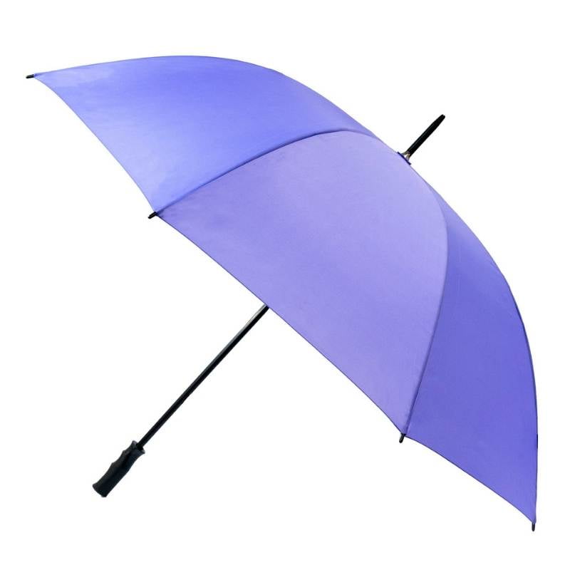 Purple Budget Golf Umbrella open