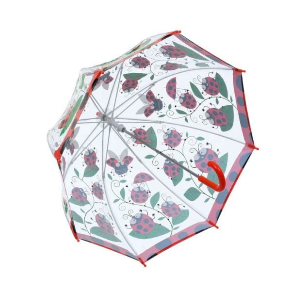 Ladybird Pvc Kids Umbrella Underneath
