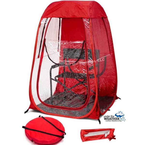 Under The Weather Shelter Cutout Red
