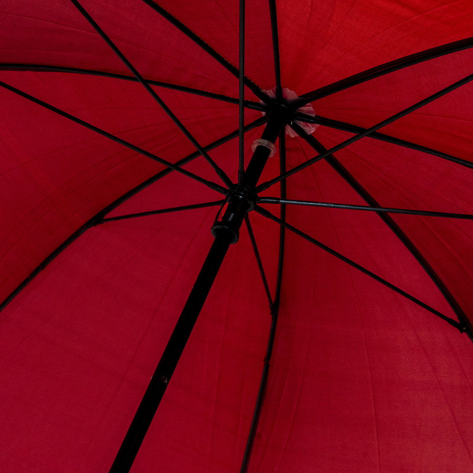 Maroon Budget Golf Umbrella frame