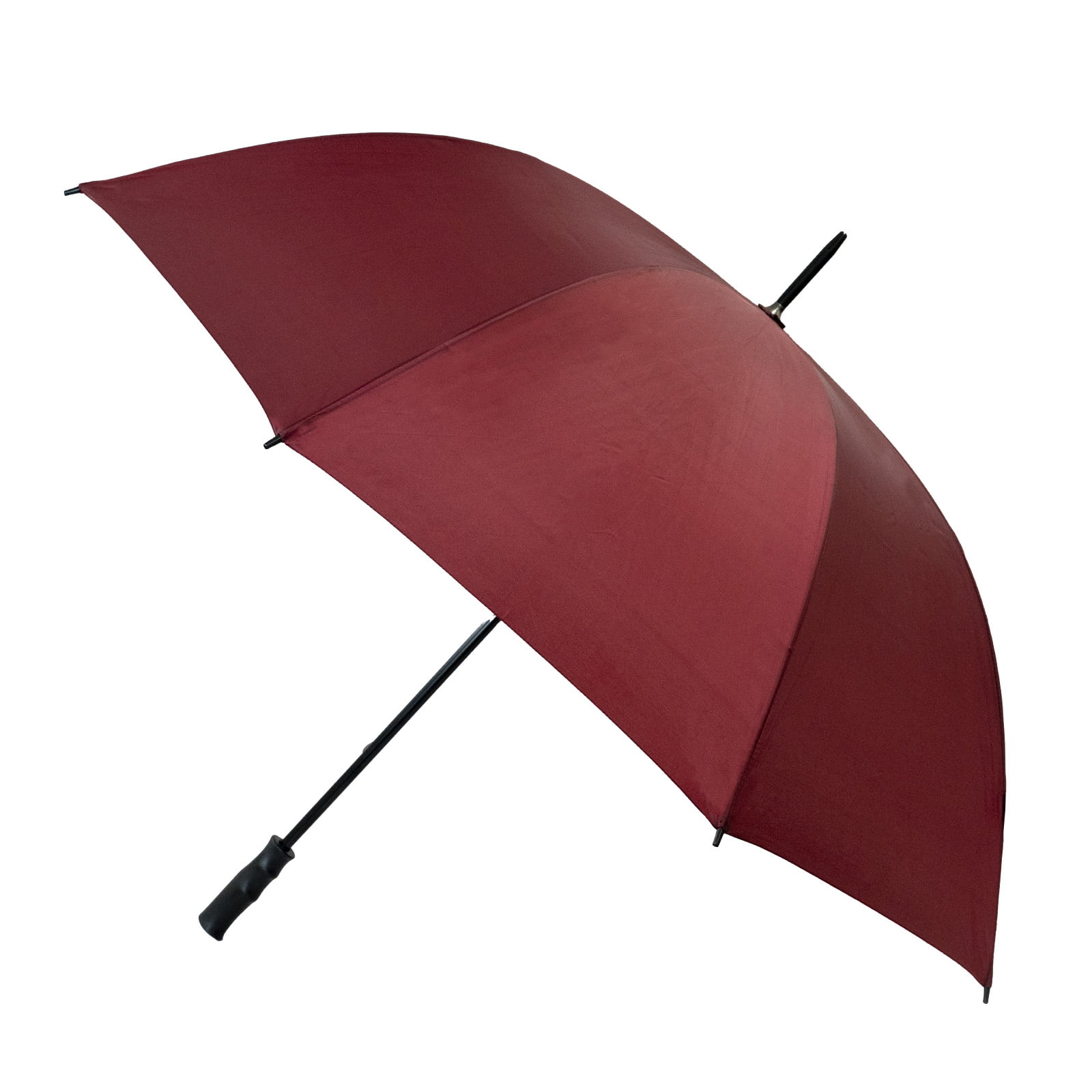 Maroon Budget Golf Umbrella open
