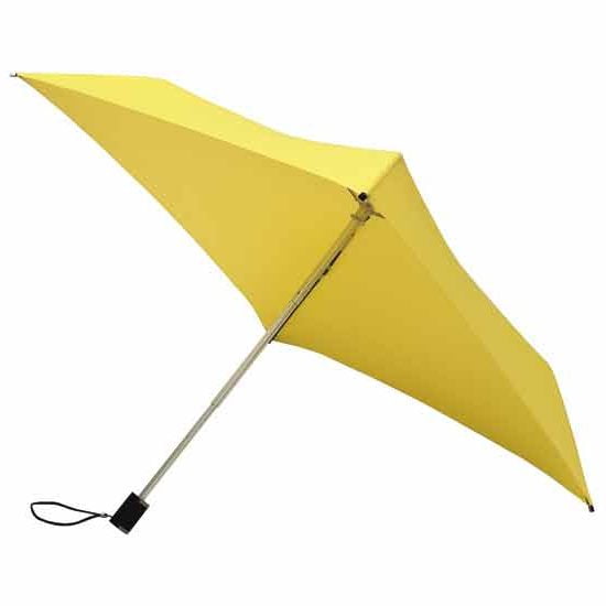 Compact Yellow Square Umbrella